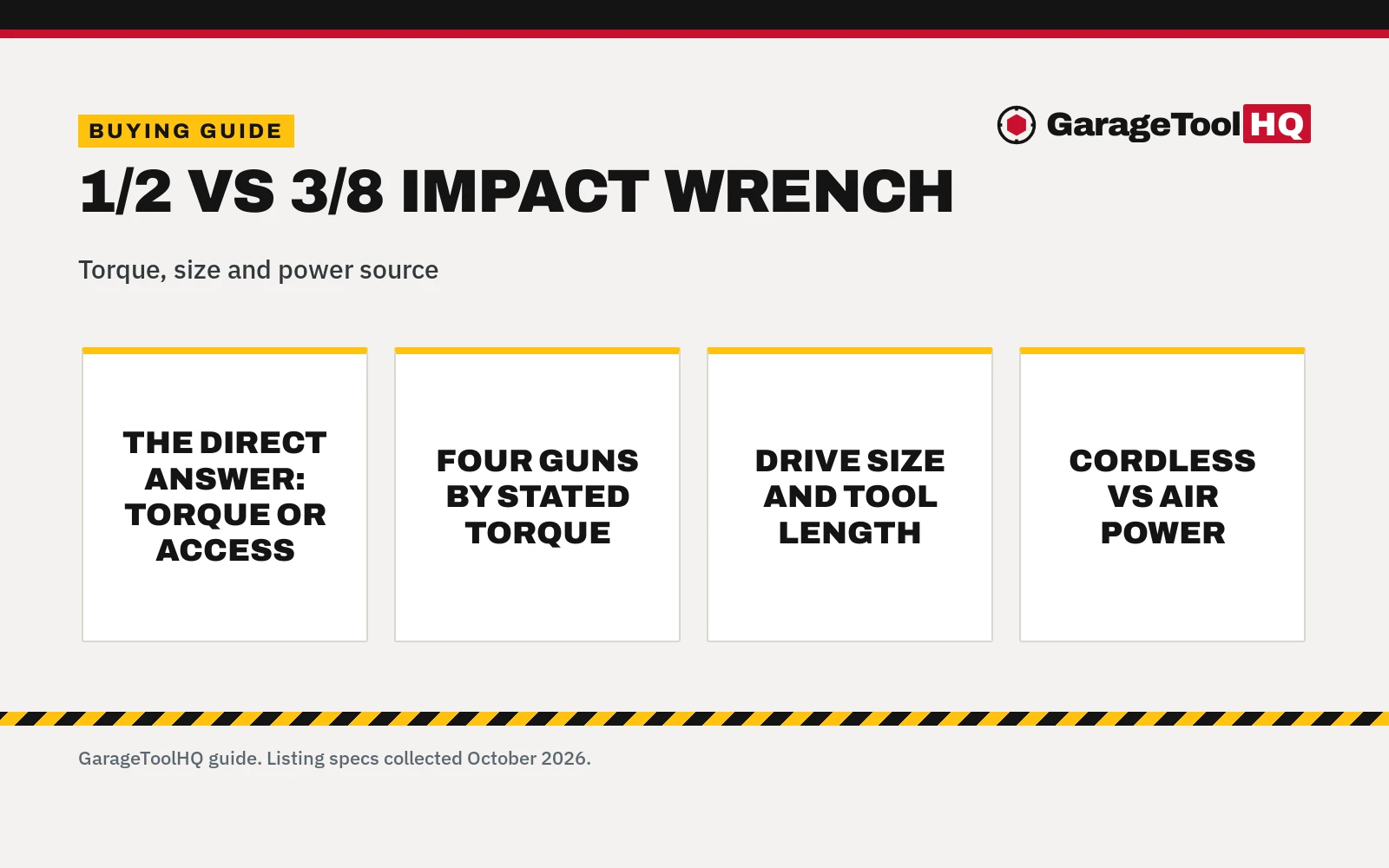 1/2 vs 3/8 Impact Wrench: Which One Should You Buy?