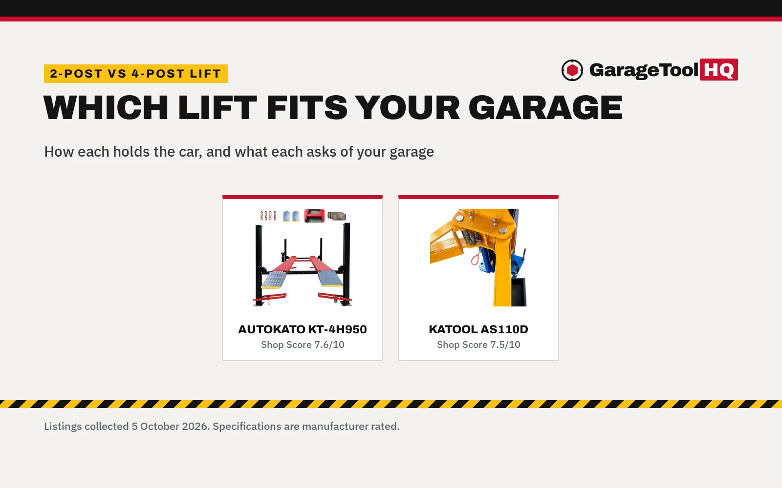 2-Post vs 4-Post Lift: Which One Fits Your Garage?