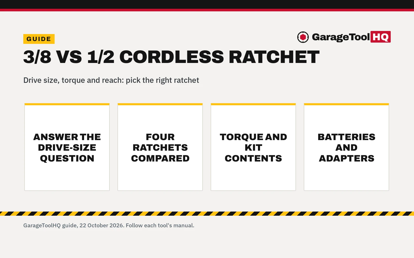 3/8 vs 1/2 Cordless Ratchet: Which One Should You Buy?