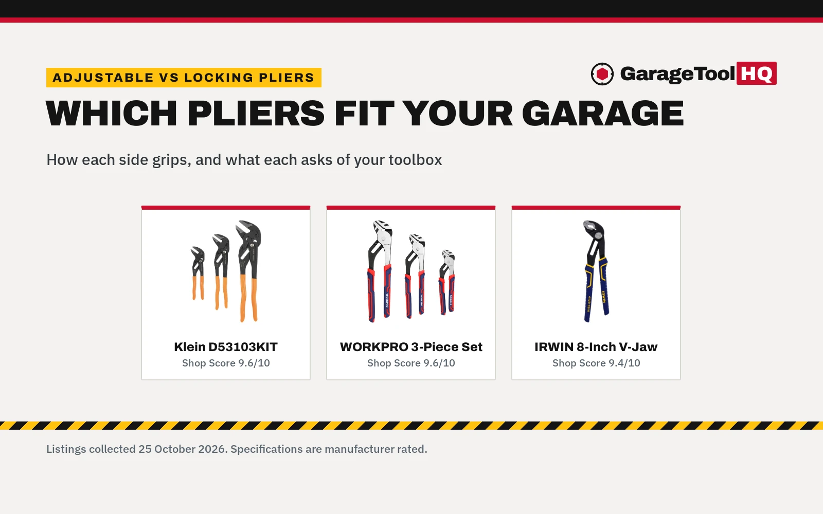 Adjustable vs Locking Pliers: Which One Should You Buy?