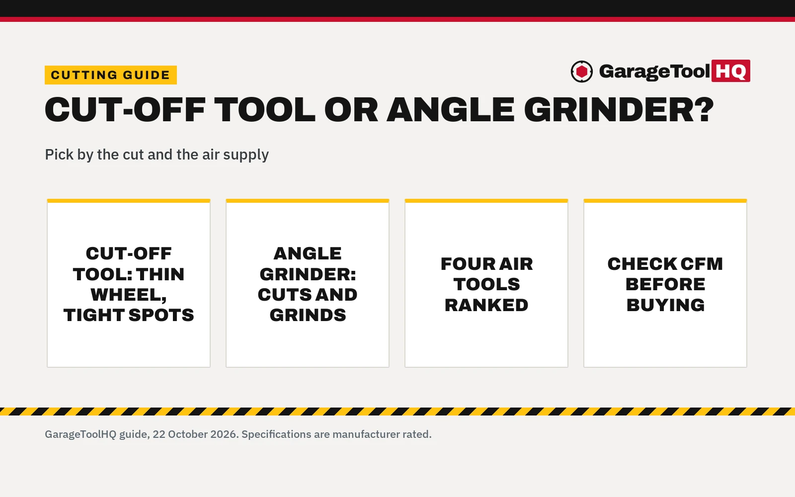 Air Cut Off Tool vs Angle Grinder: Which One Should You Buy?