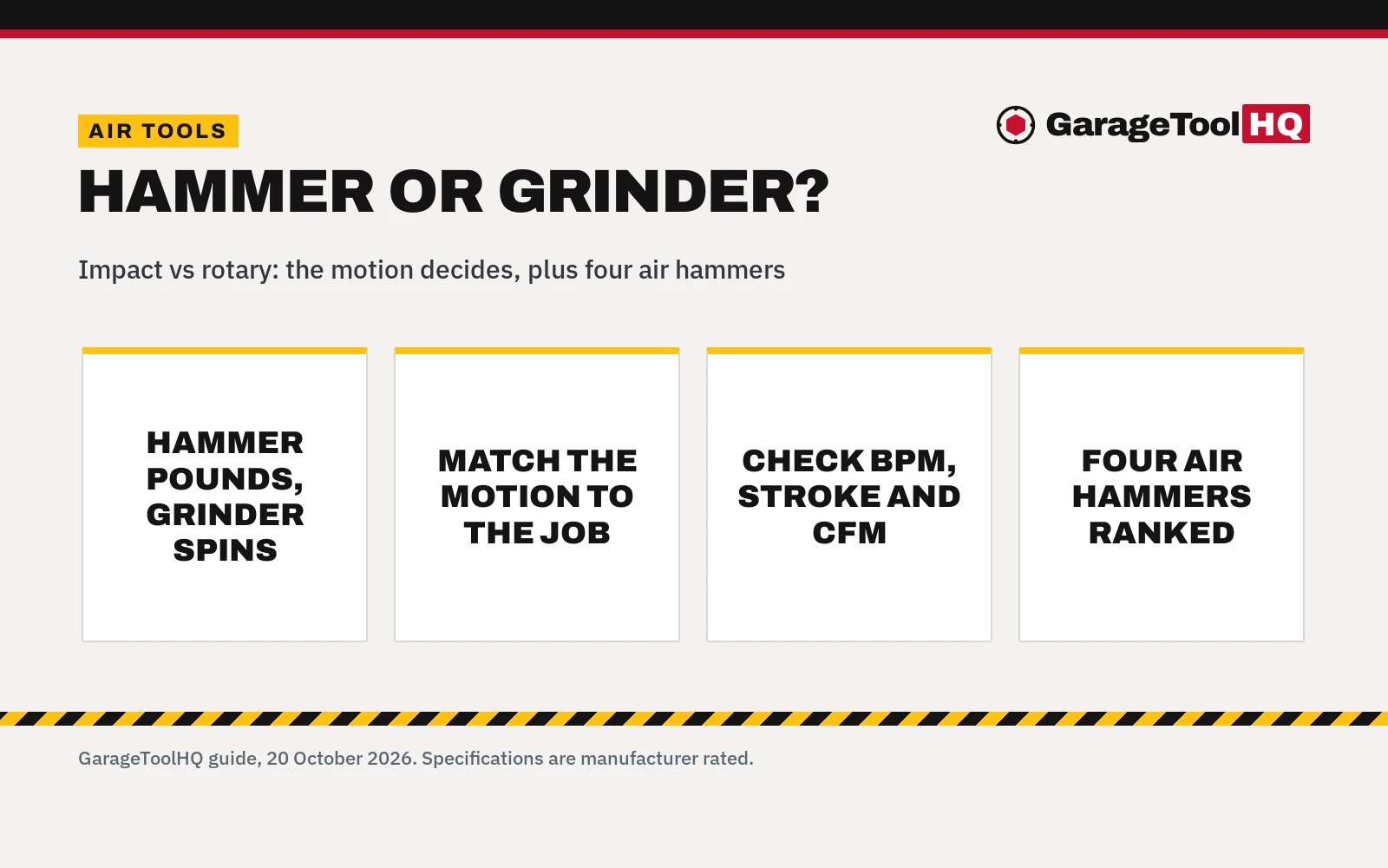 Air Hammer vs Die Grinder: Which One Do You Need?