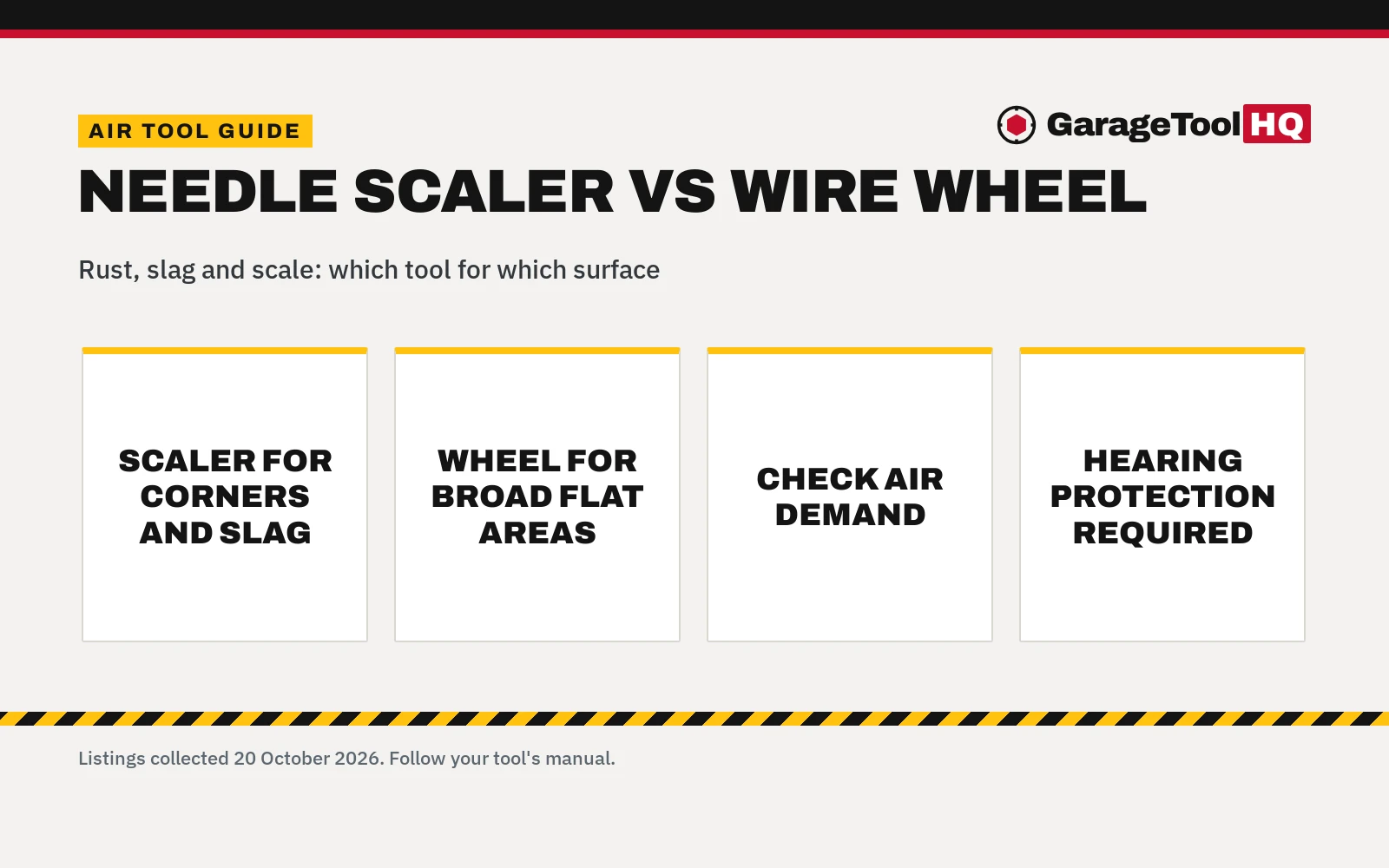 Air Needle Scaler vs Wire Wheel: Which One Should You Buy?