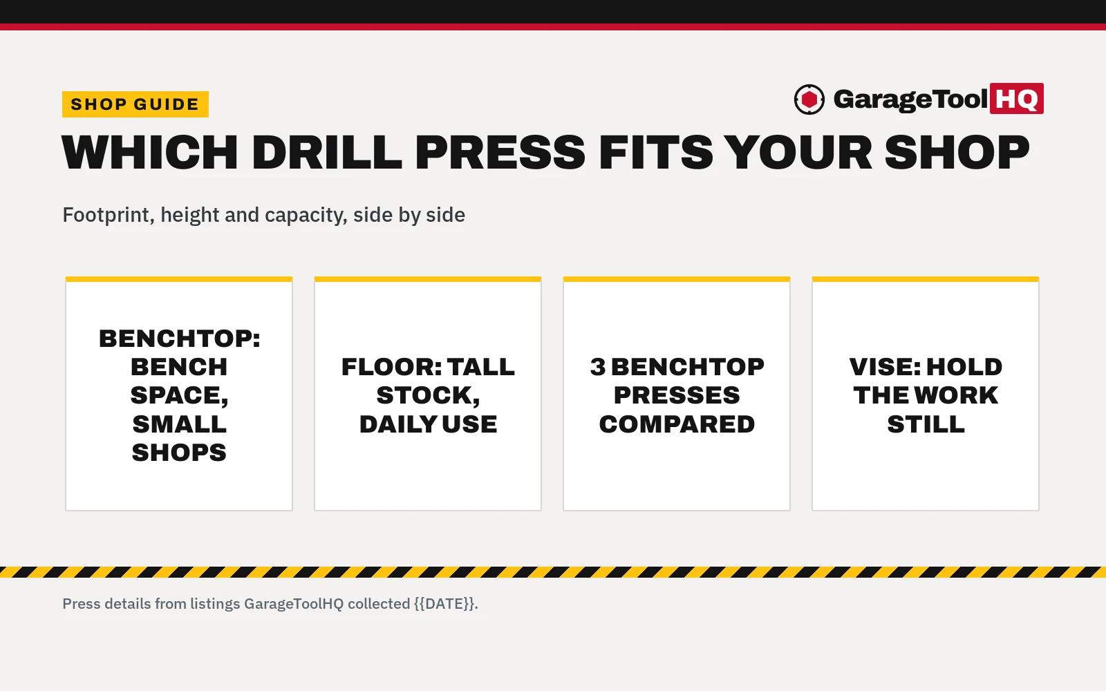 Benchtop vs Floor Drill Press: Which One Should You Buy?