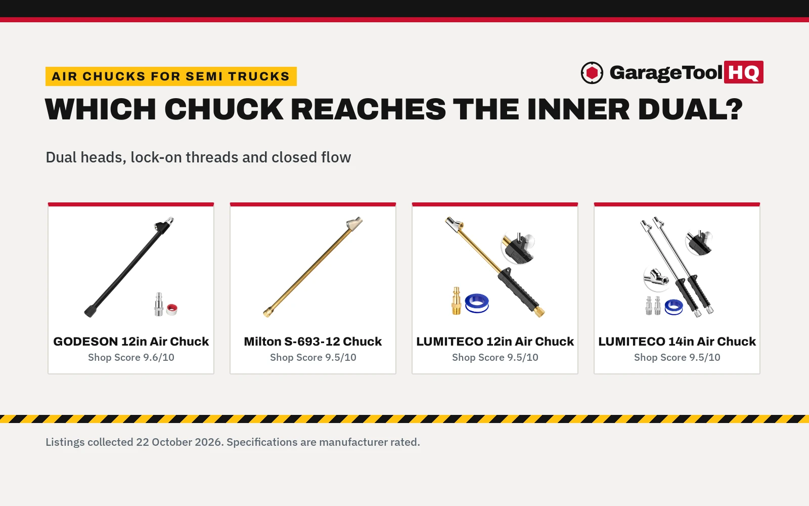 Best Air Chuck for Semi Trucks (2026): 5 Compared