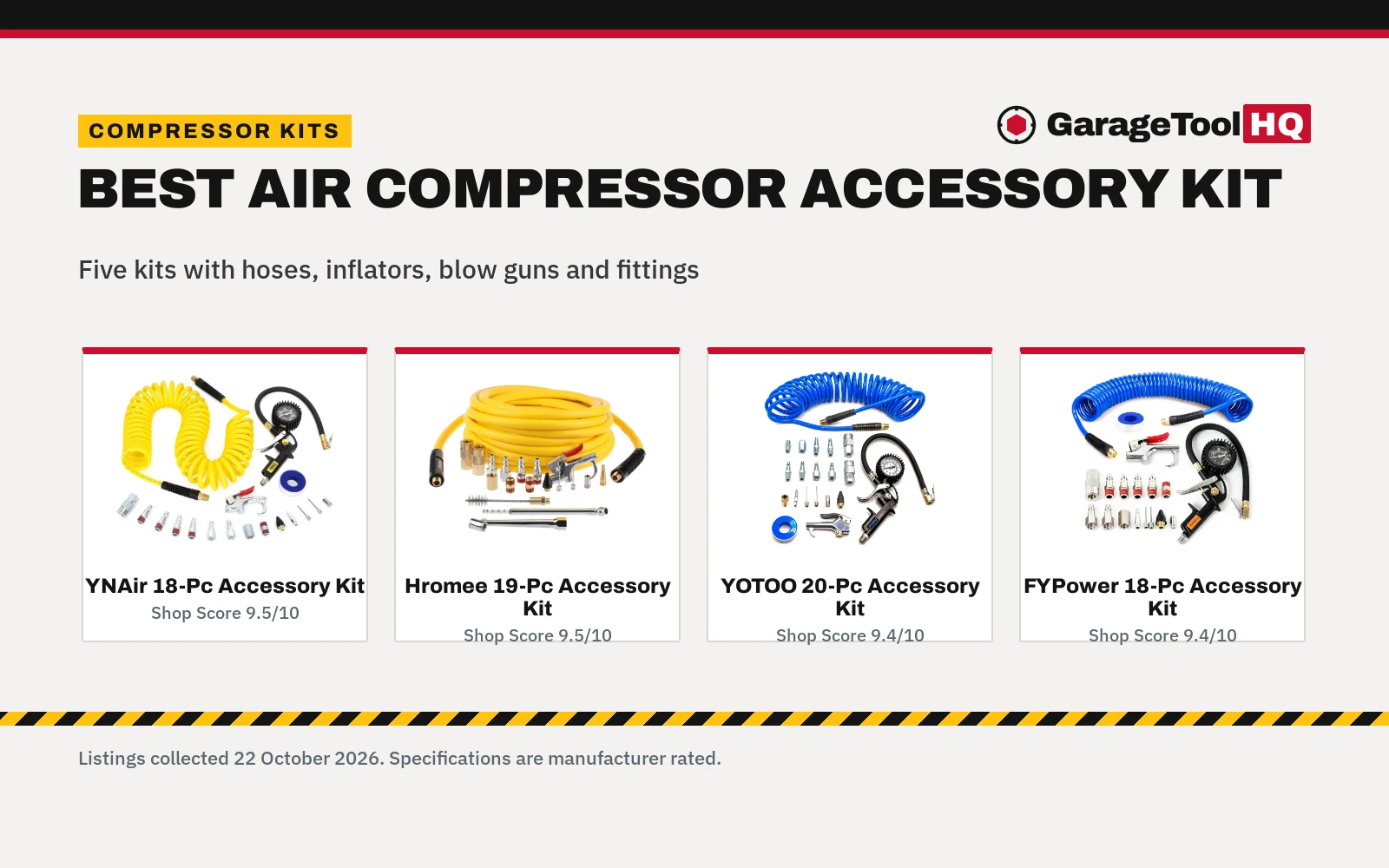 Best Air Compressor Accessory Kit: 5 Picks