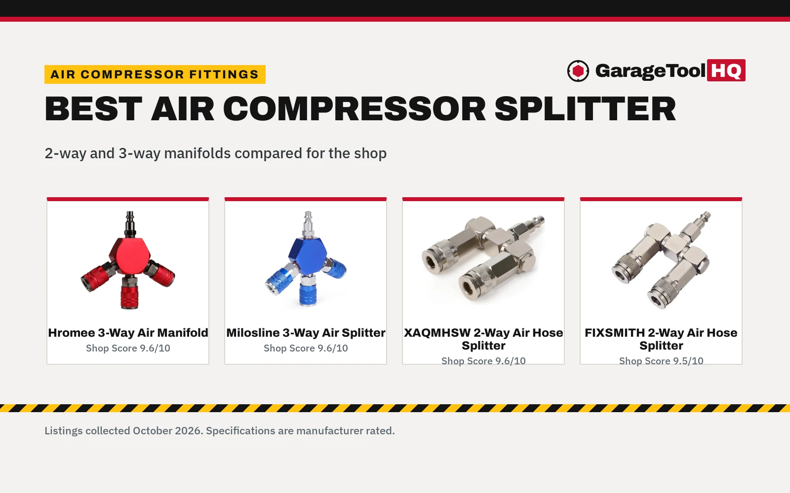 Best Air Compressor Splitter (2026)