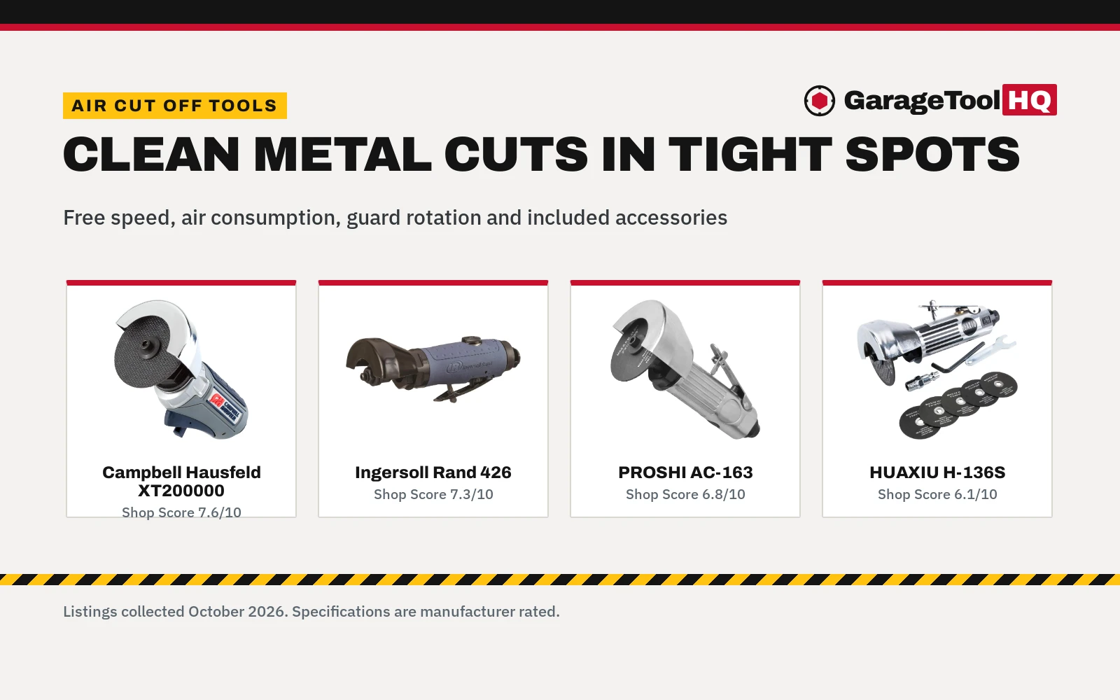 Best Air Cut Off Tool (2026): 5 Pneumatic Cutters Compared