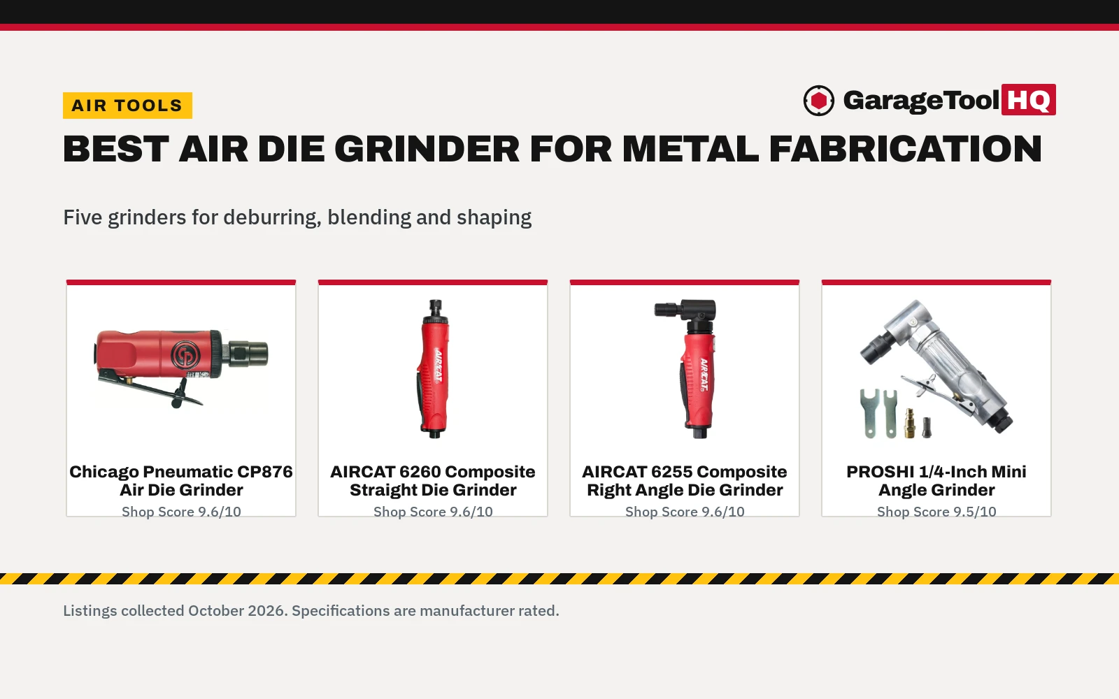 Best Air Die Grinder for Metal Fabrication (2026)