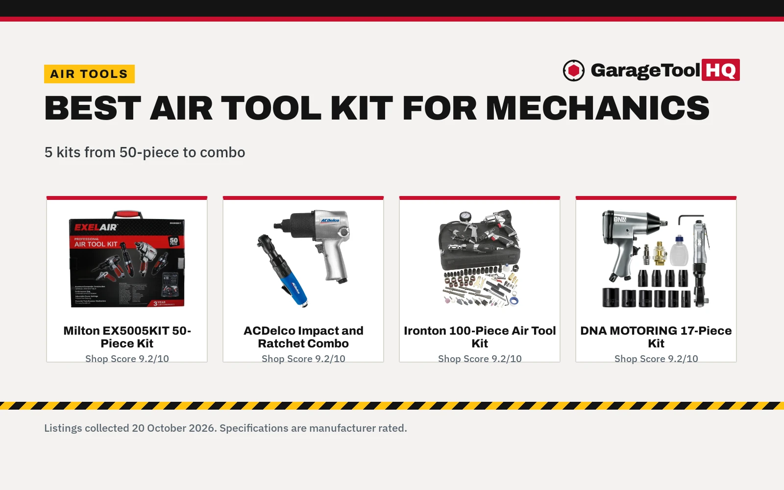 Best Air Tool Kit for Mechanics (2026)