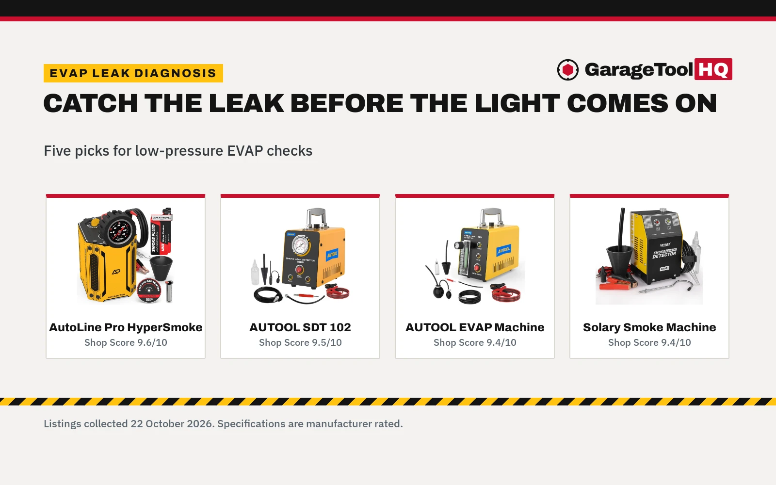 Best Automotive Smoke Machine for Evap Leaks (2026)