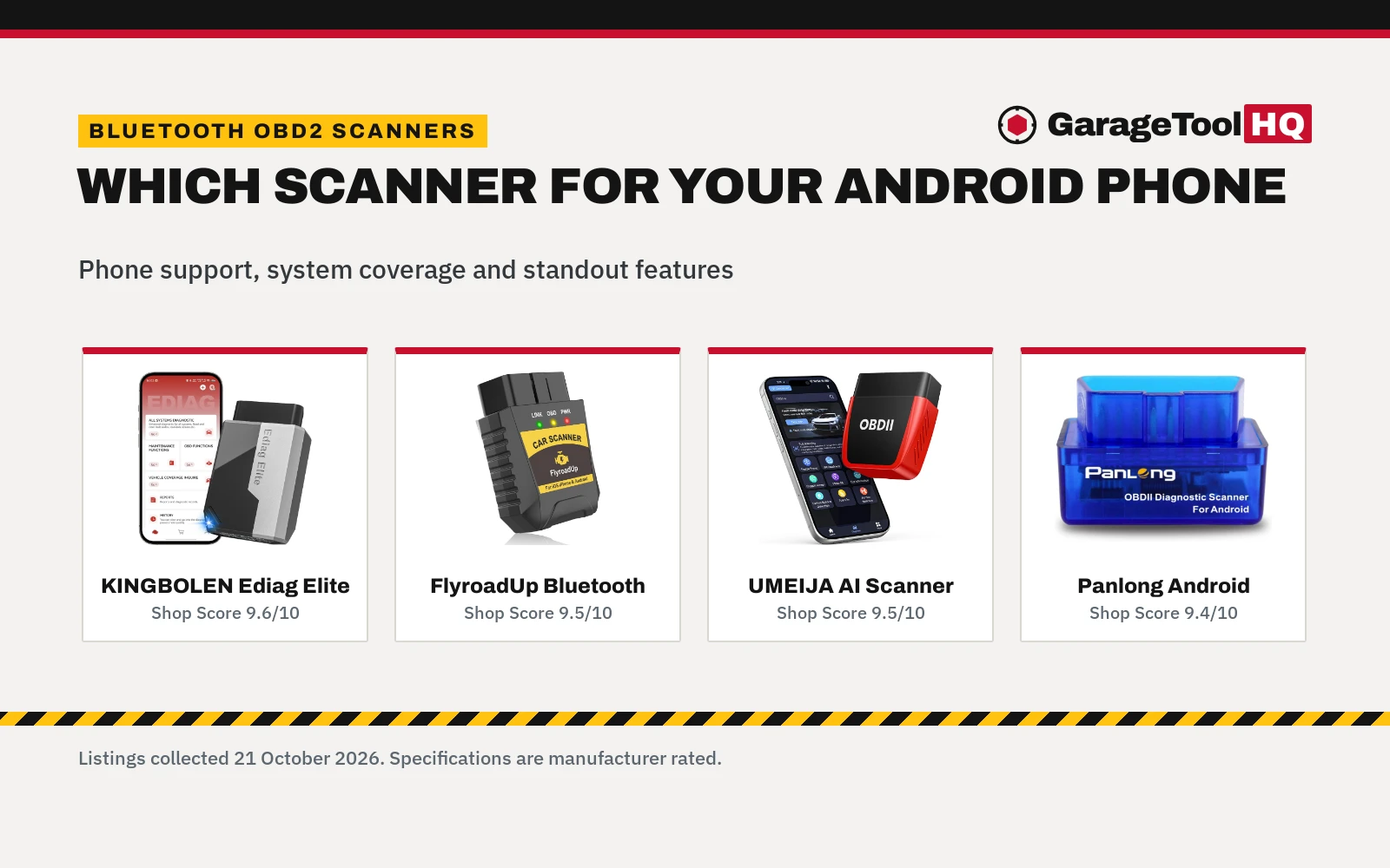 Best Bluetooth OBD2 Scanner for Android (2026): Which Should You Buy?