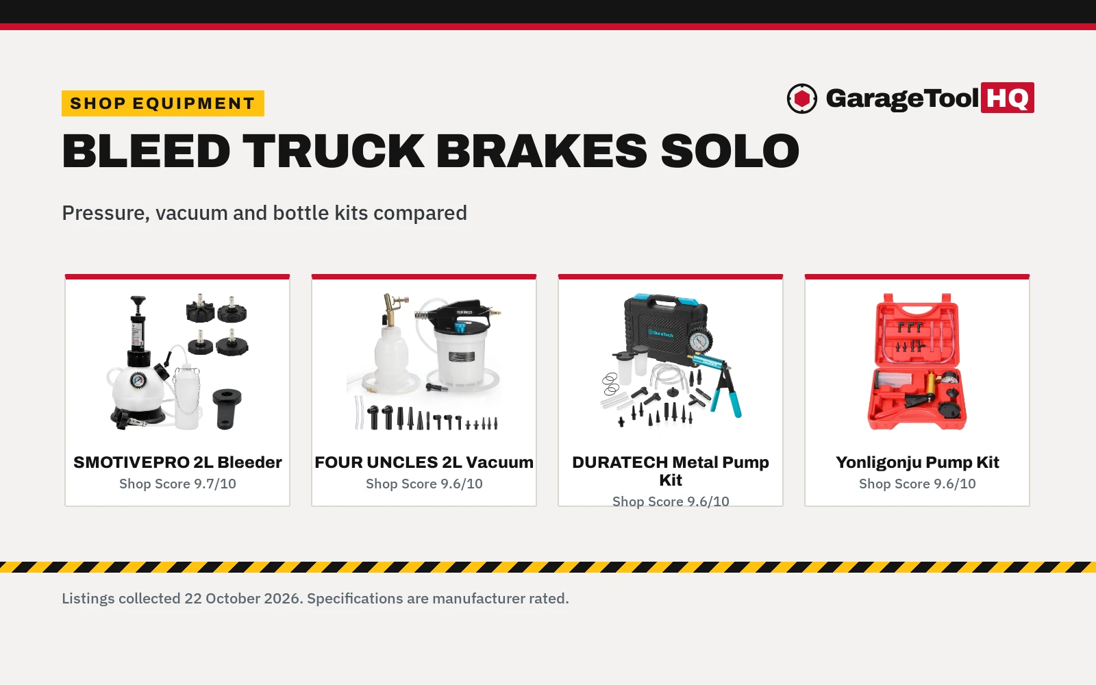 Best Brake Bleeder Kit for Trucks (2026)