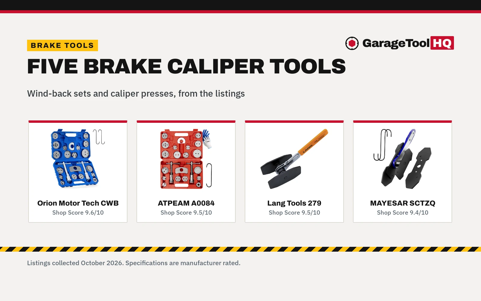 Best Brake Caliper Tool (2026)