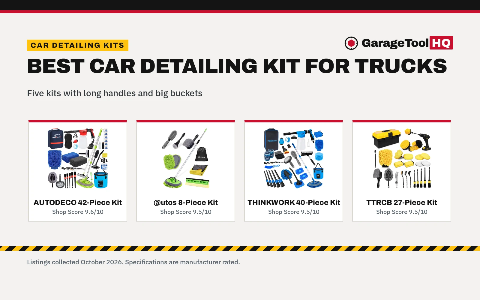 Best Car Detailing Kit for Trucks (2026)