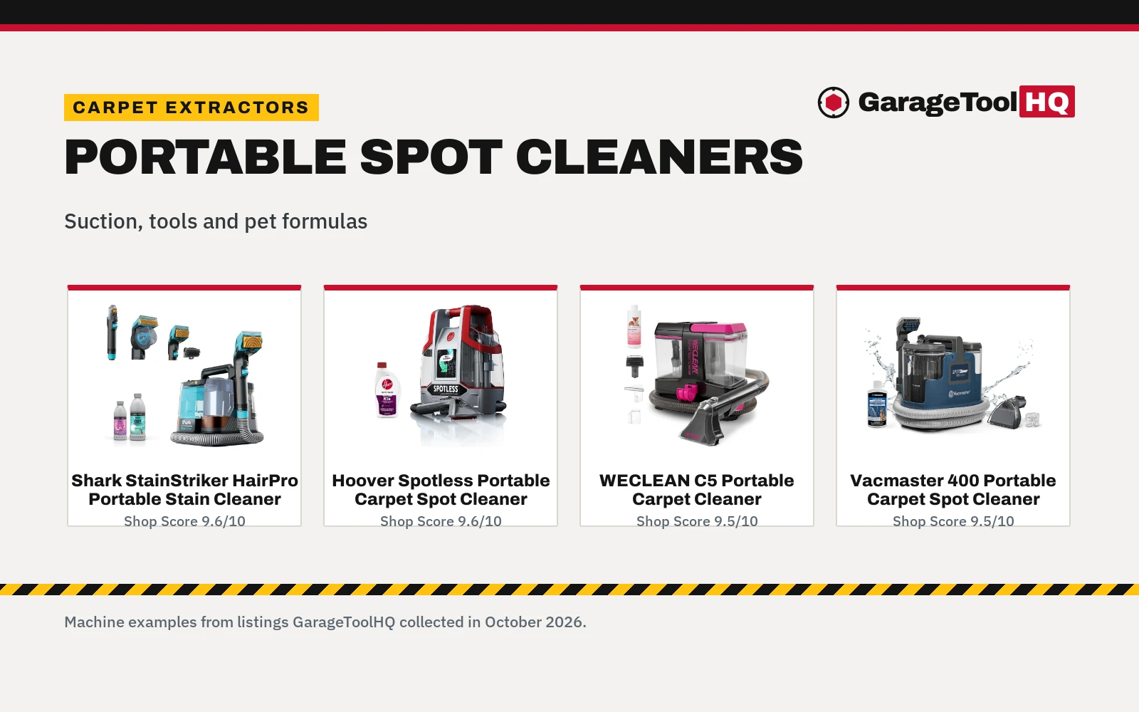 Best Carpet Extractor Portable (2026): 4 Compared