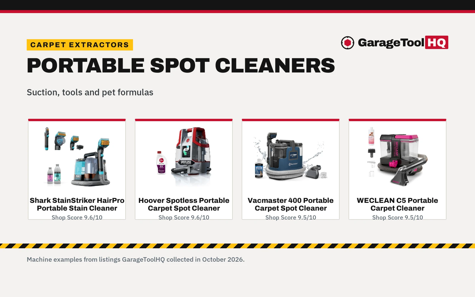 Best Carpet Extractor Portable (2026): 4 Compared