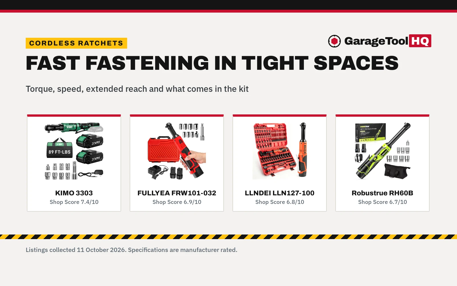 Best Cordless 3 8 Ratchet: 5 Cordless Ratchets Compared (2026)
