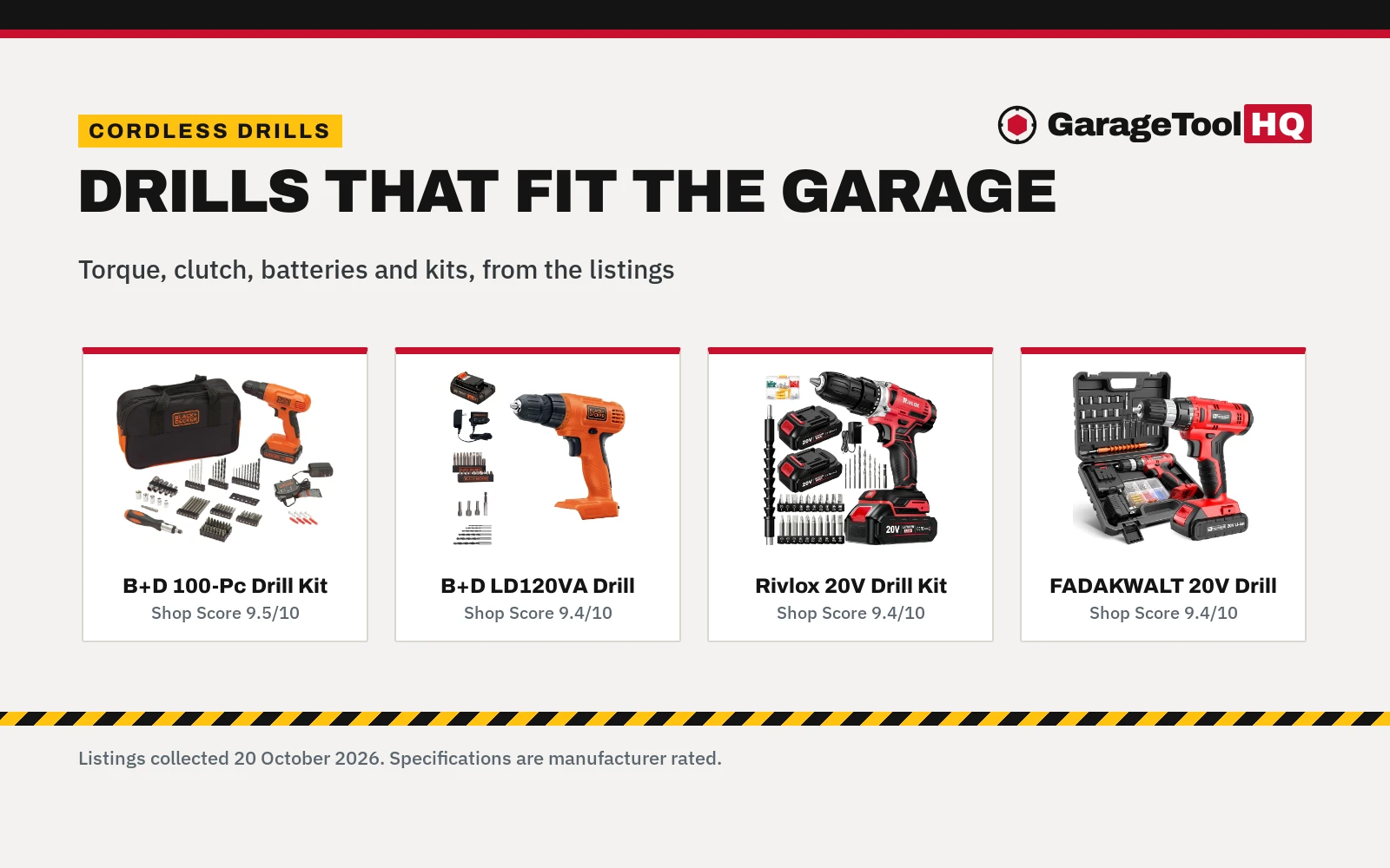 Best Cordless Drill for Auto Mechanics (2026): 5 Picks