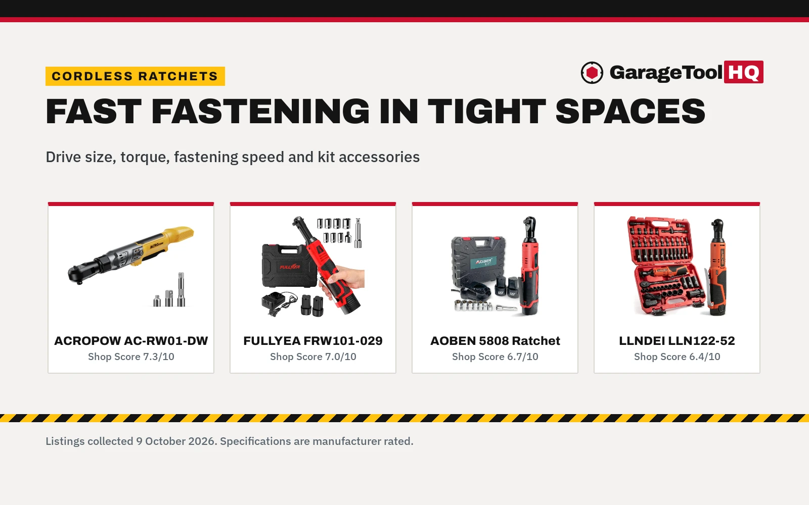 Best Cordless Ratchet Wrench: 5 Cordless Ratchets Compared