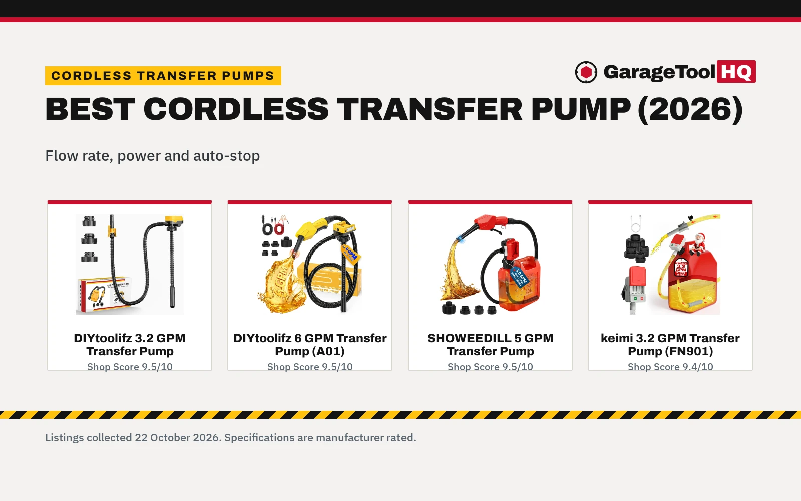 Best Cordless Transfer Pump (2026): 4 Battery Picks