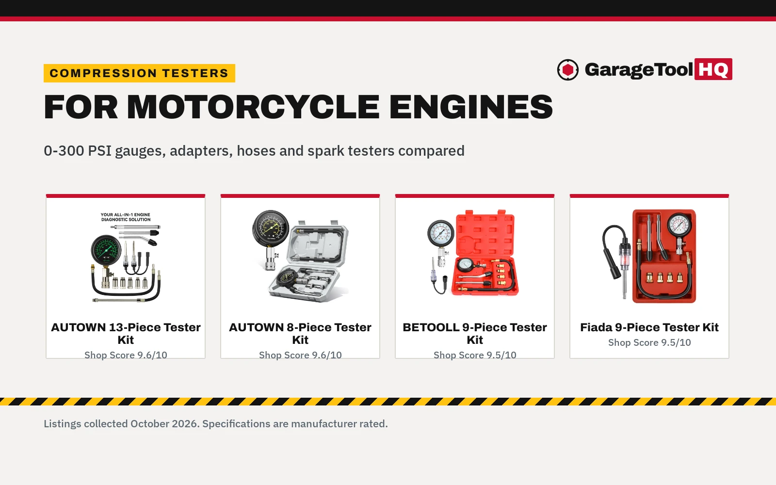 Best Engine Compression Tester for Motorcycles (2026)