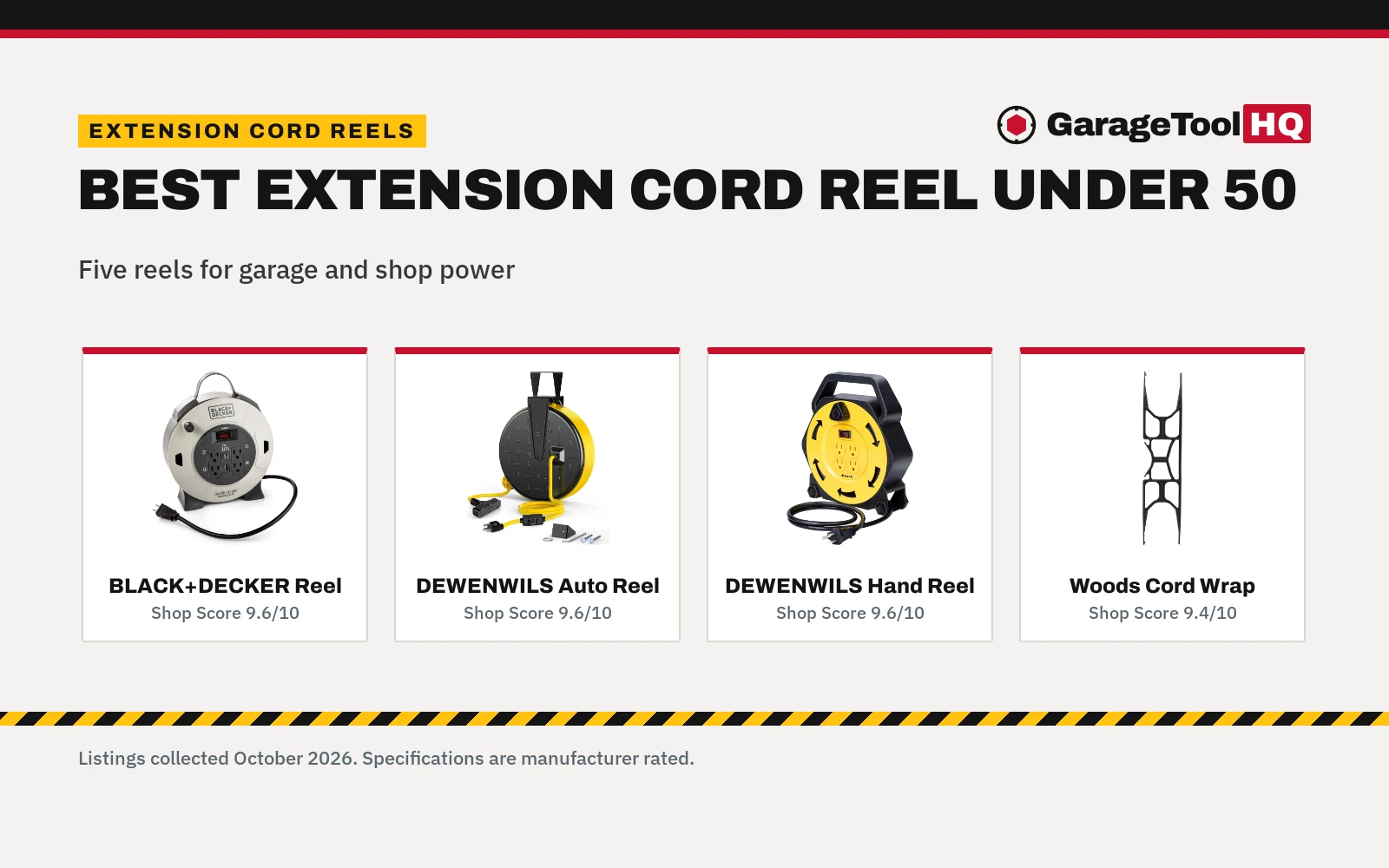 Best Extension Cord Reel Under 50 (2026)