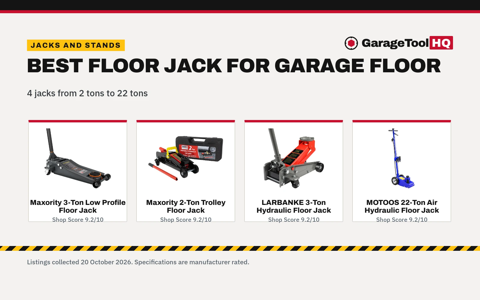 Best Floor Jack for Garage Floor (2026)