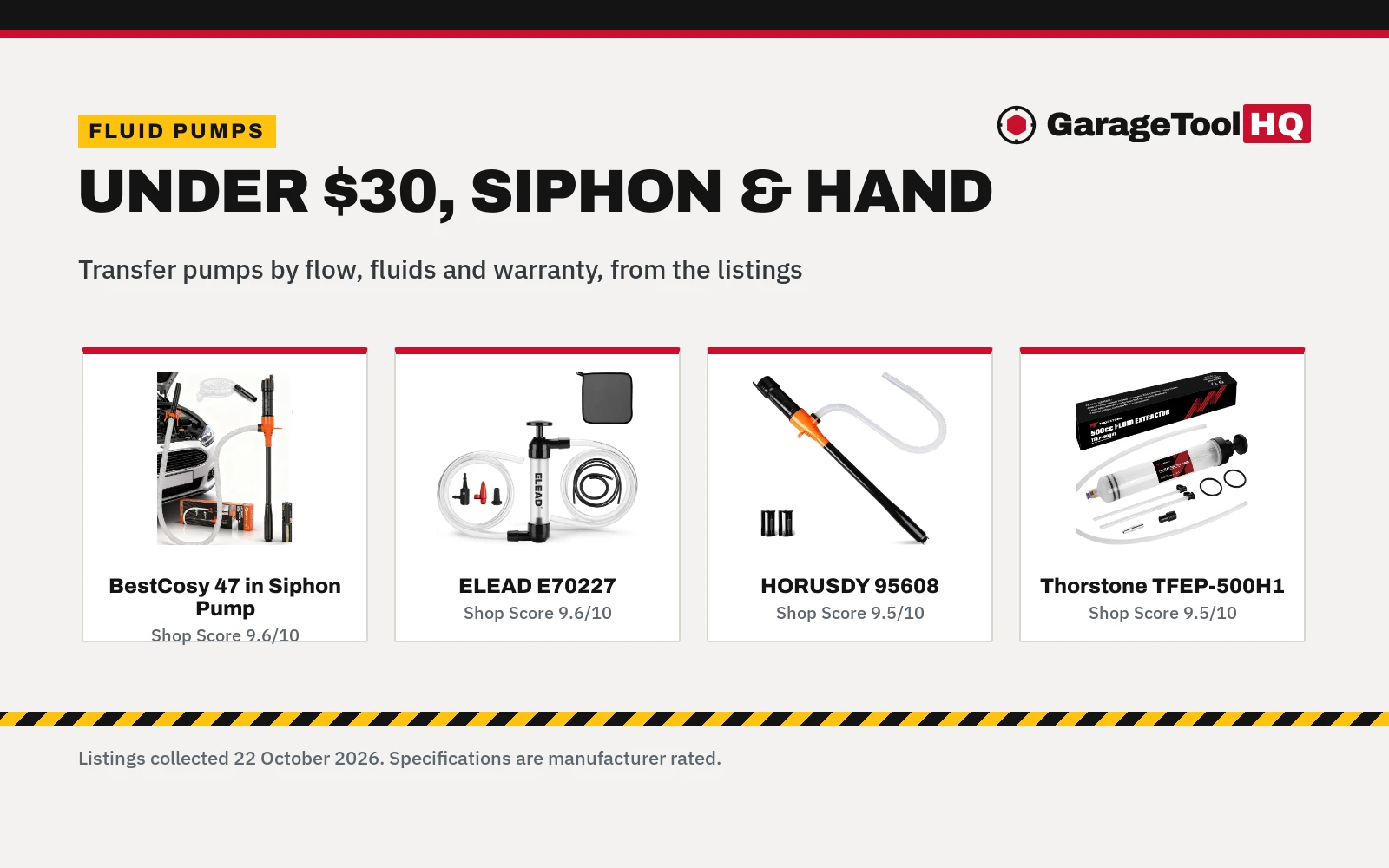 Best Fluid Transfer Pump Under $30 (2026): 5 Picks