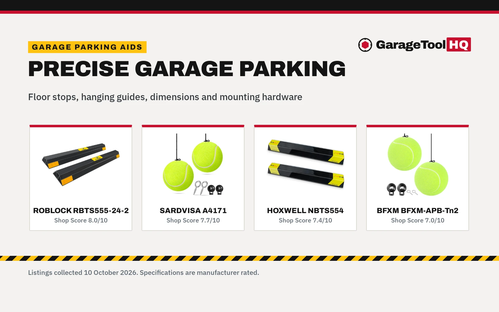 Best Garage Parking Aid: 4 Parking Guides and Stops Compared (2026)