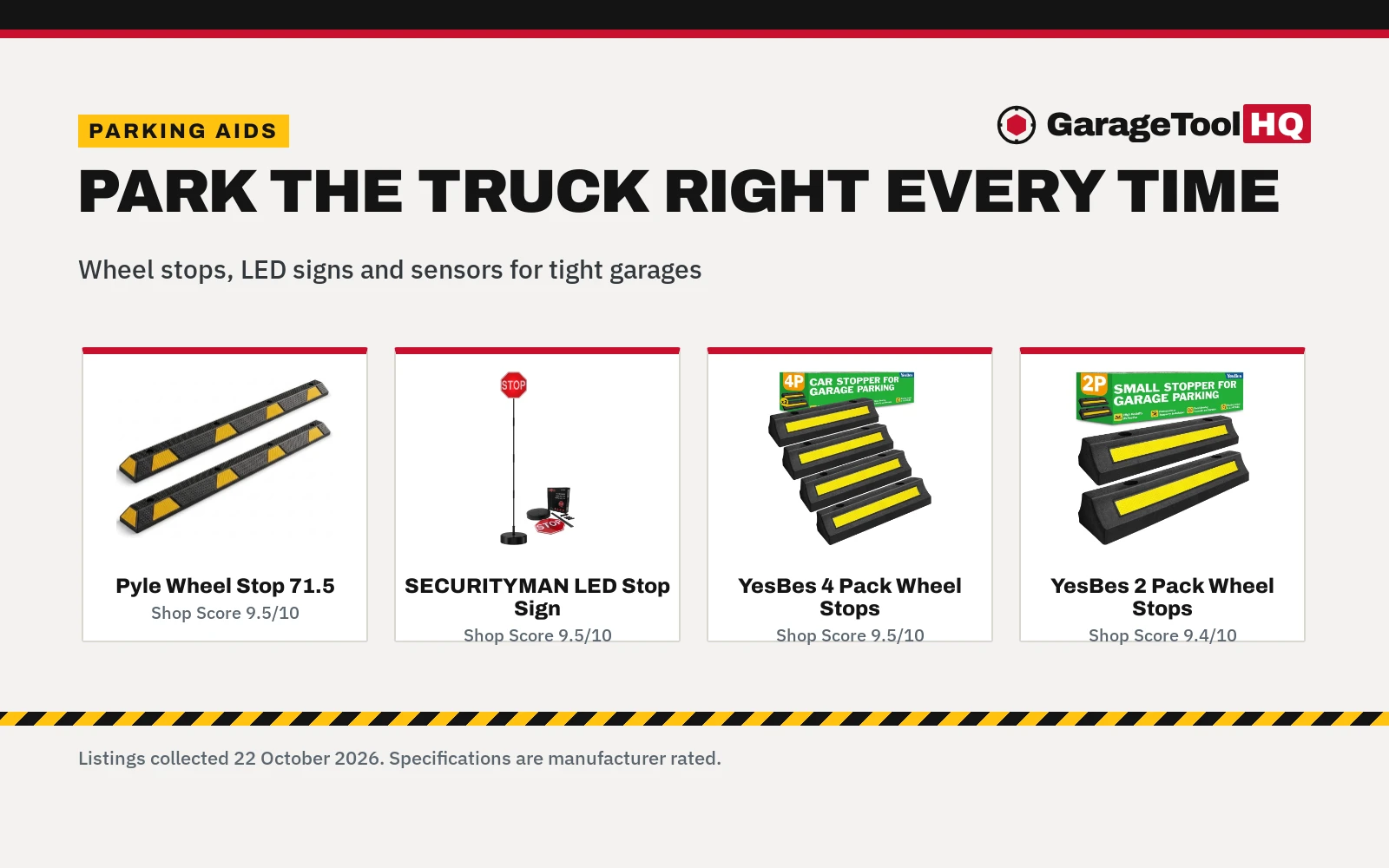 Best Garage Parking Aid for Pickup Trucks (2026): 5 Picks Compared