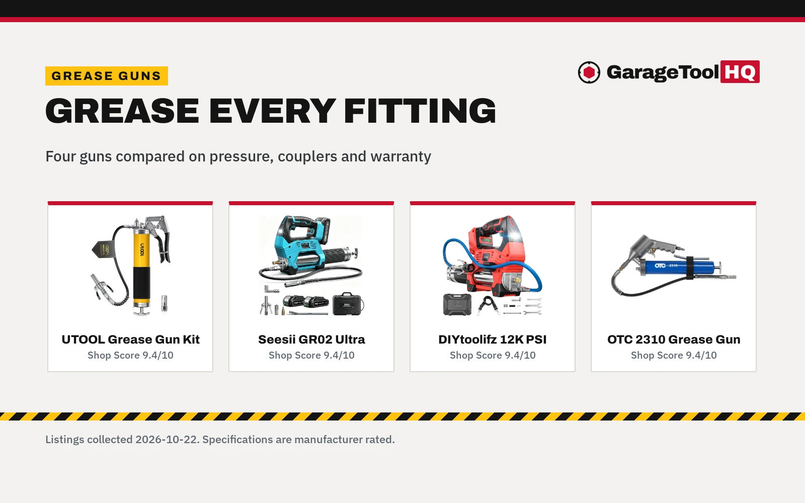 Best Grease Gun for Diesel Trucks (2026)