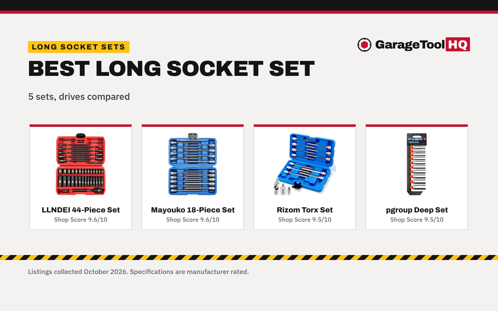 Best Long Socket Set (2026): 5 Sets Compared