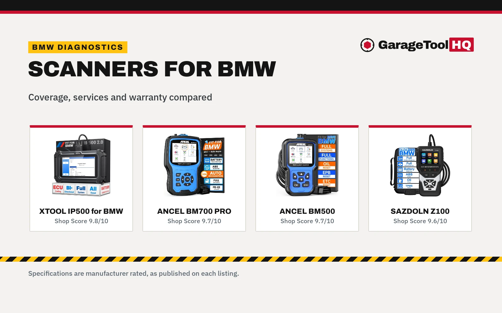 Best OBD2 Scanner for BMW (2026): 5 Models Compared