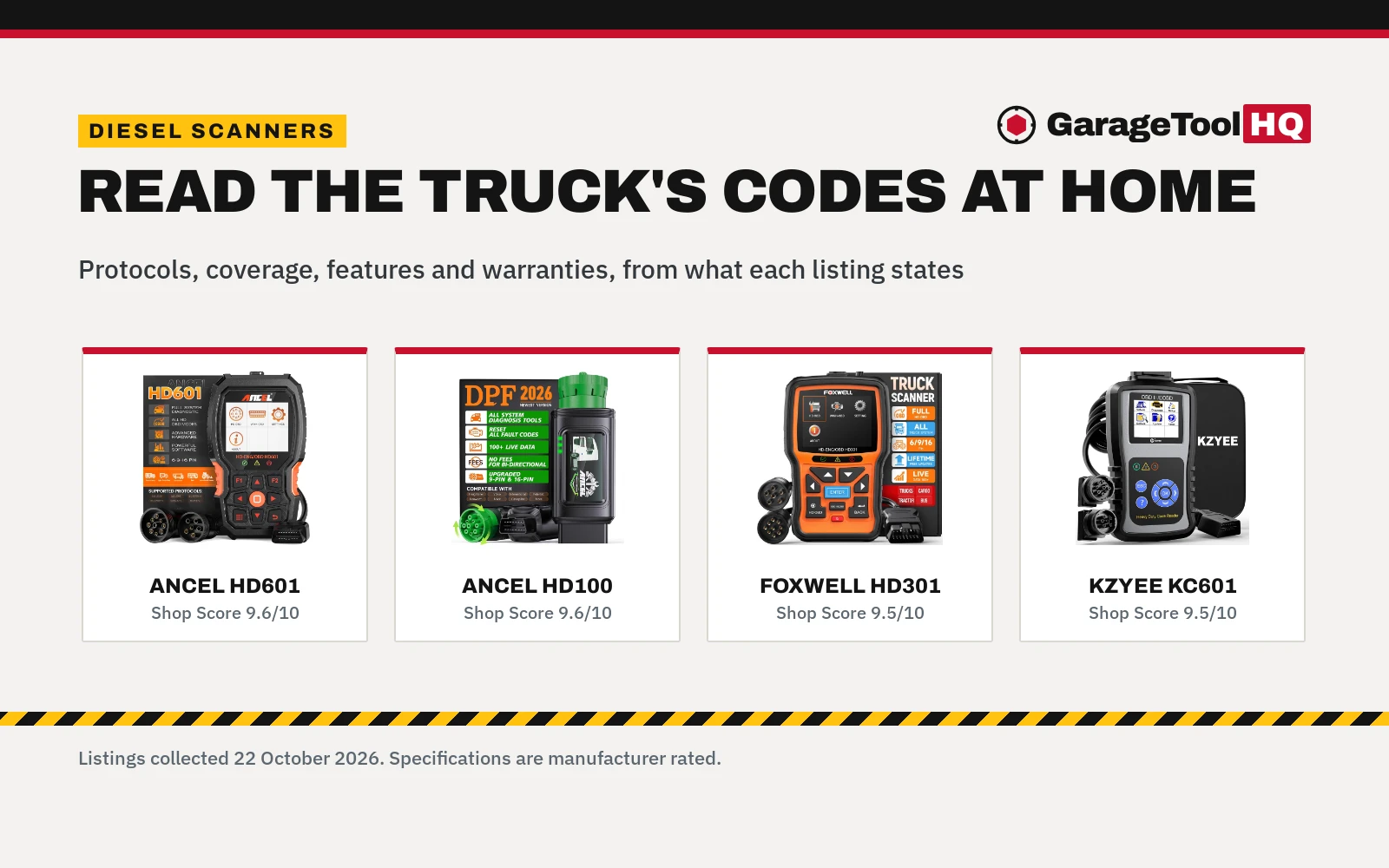 Best OBD2 Scanner for Diesel Trucks Under 200 (2026)