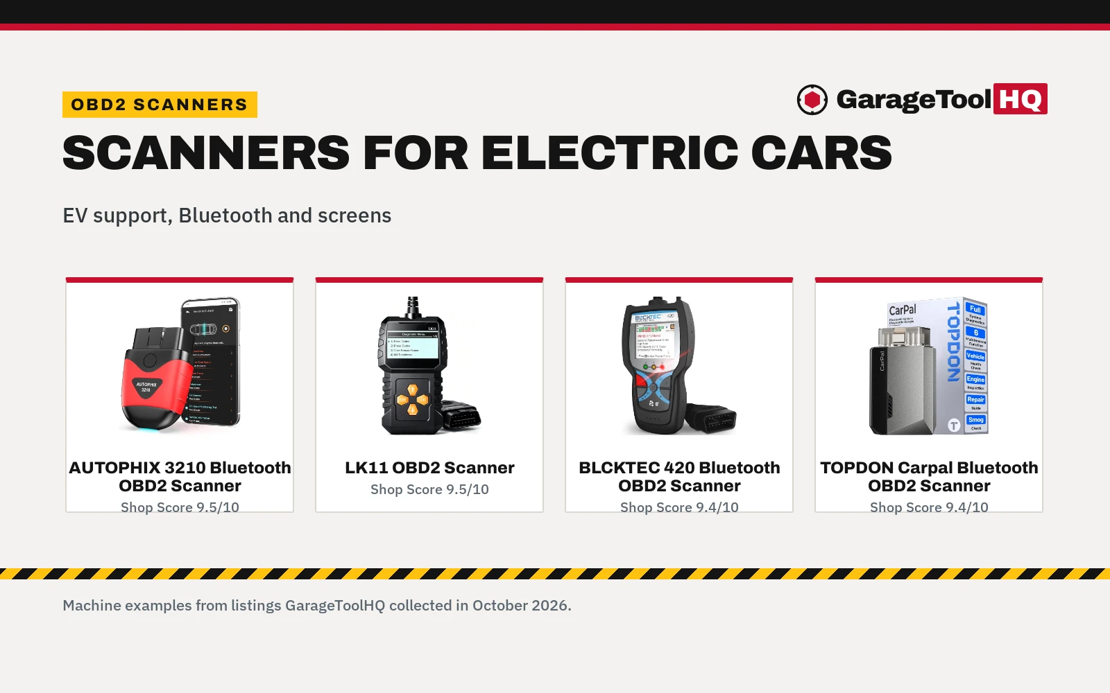 Best OBD2 Scanner for Electric Cars (2026): 5 Compared