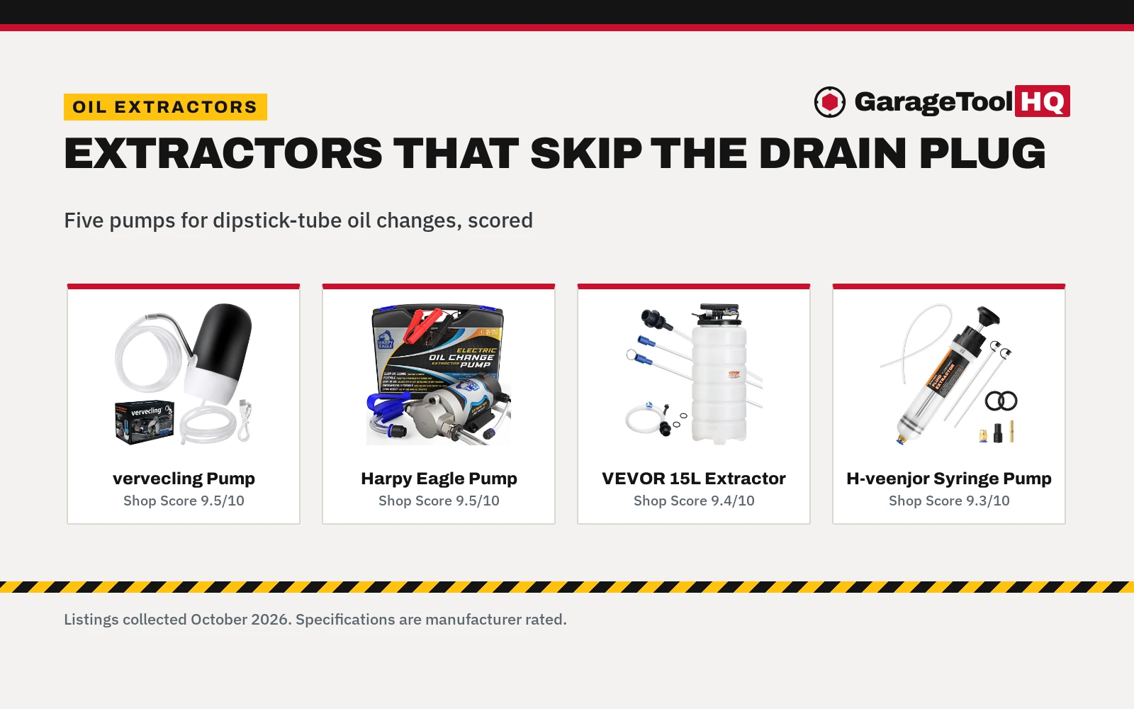 Best Oil Extractor Pump for Motorcycles (2026)