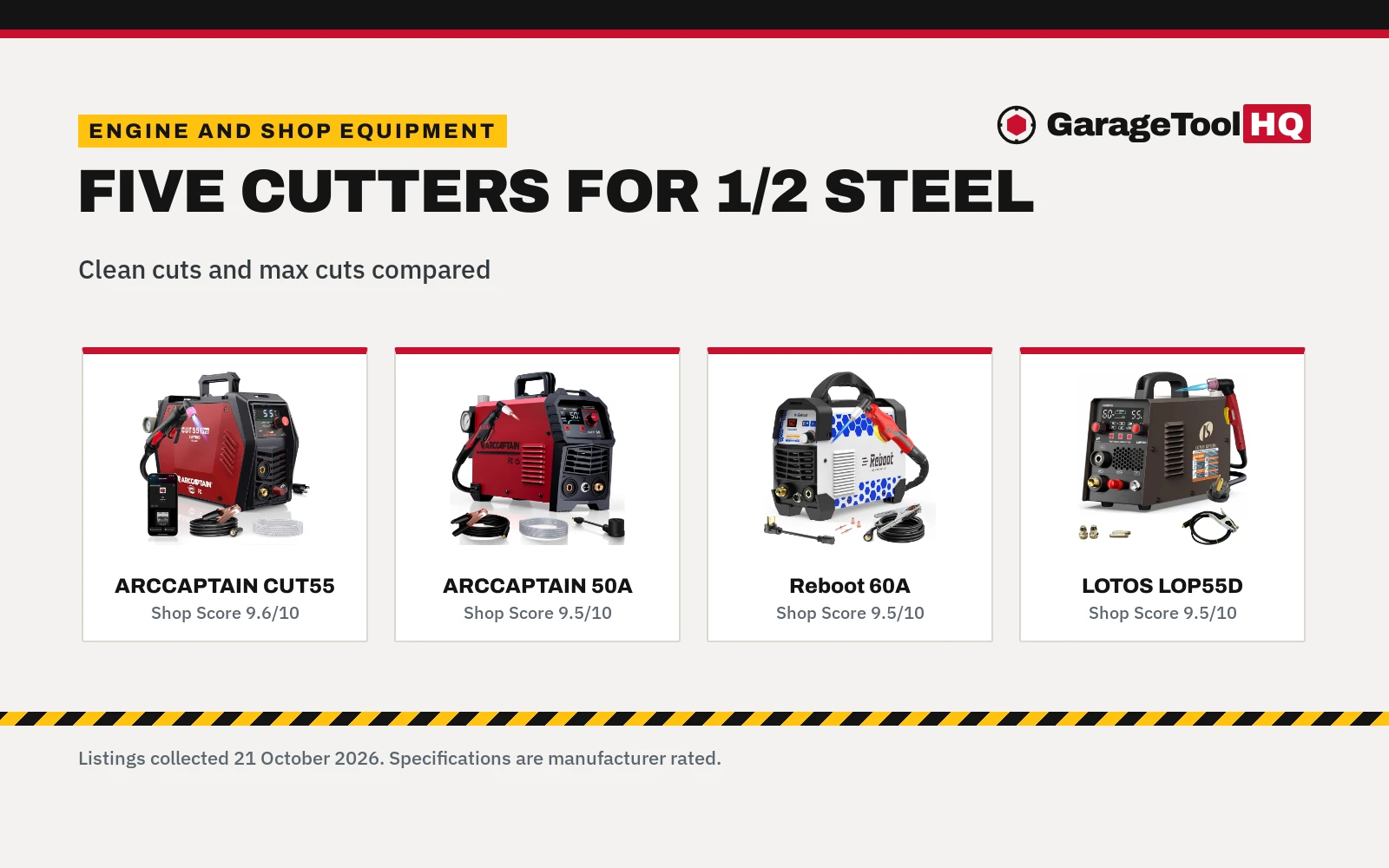 Best Plasma Cutter for 1/2 Steel (2026): 5 Compared