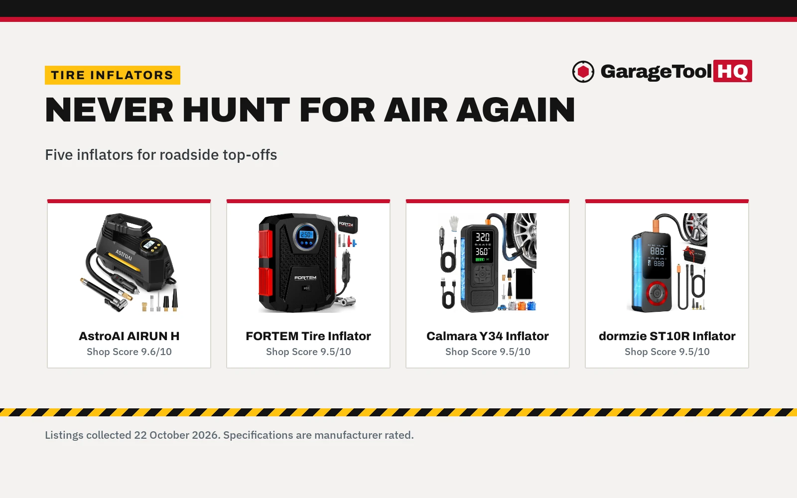 Best Portable Tire Inflator for Road Trips (2026)