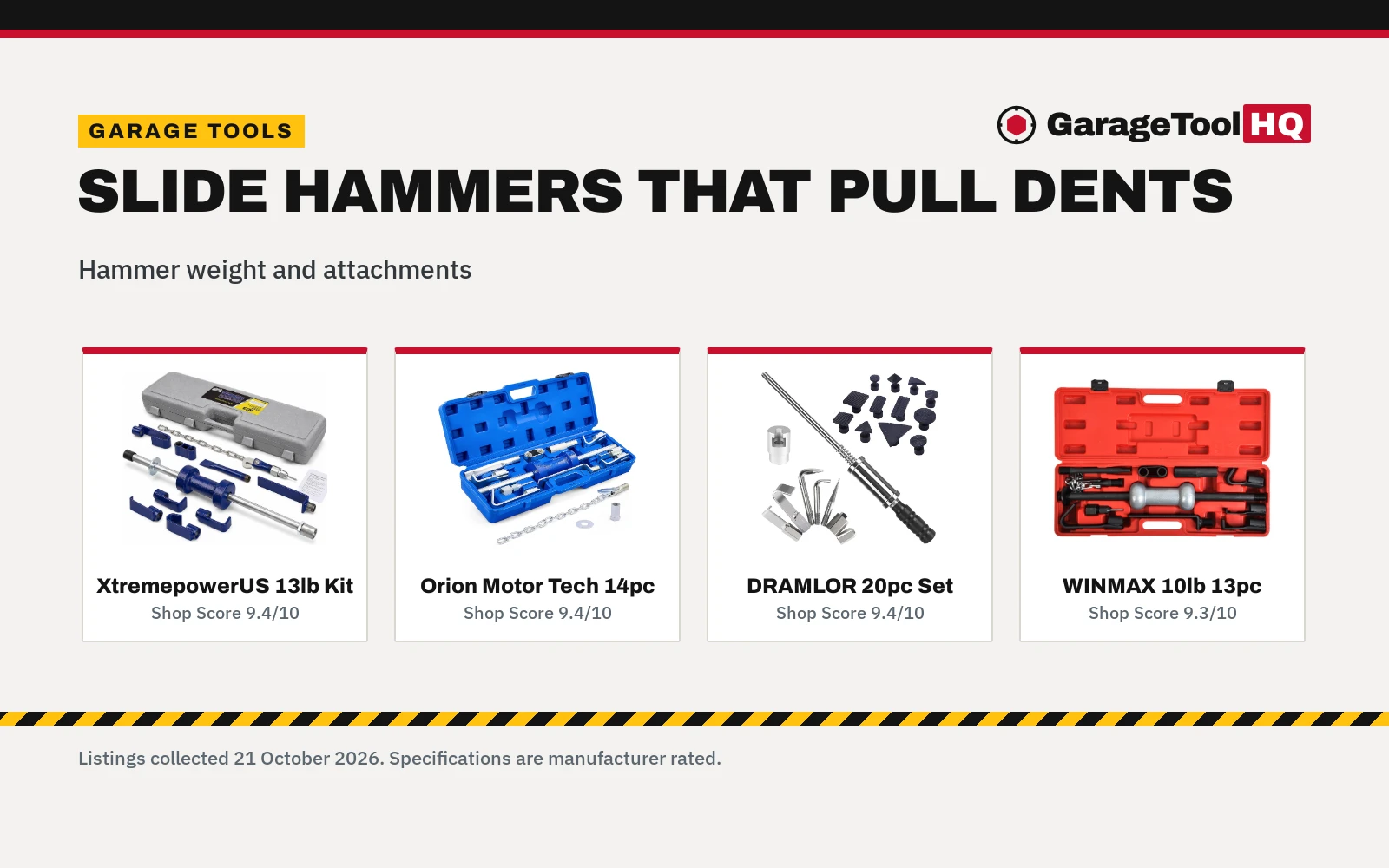 Best Slide Hammer Dent Puller (2026)