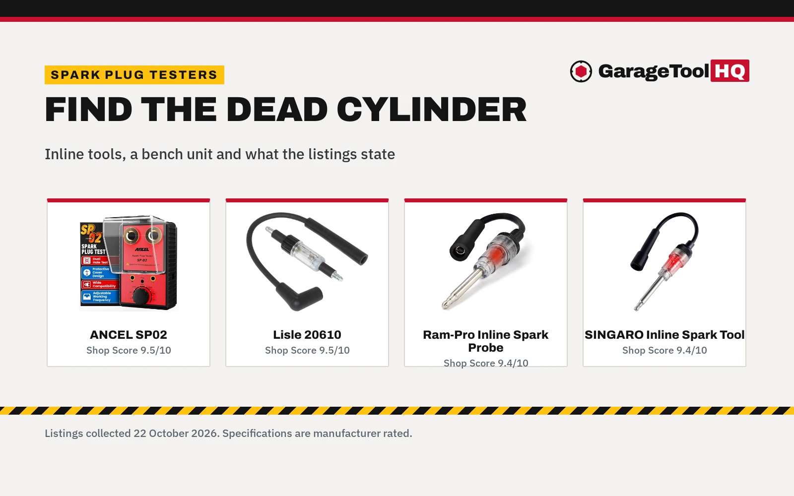 Best Spark Plug Tester (2026): 5 Ignition Tools Compared