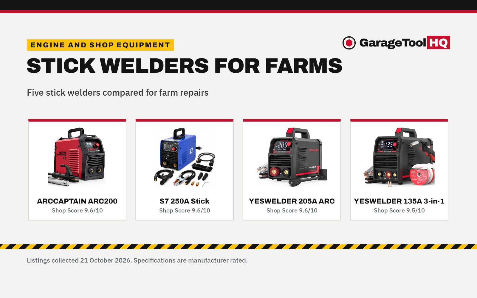 Best Stick Welder for Farm Use: 5 Picks for Farms