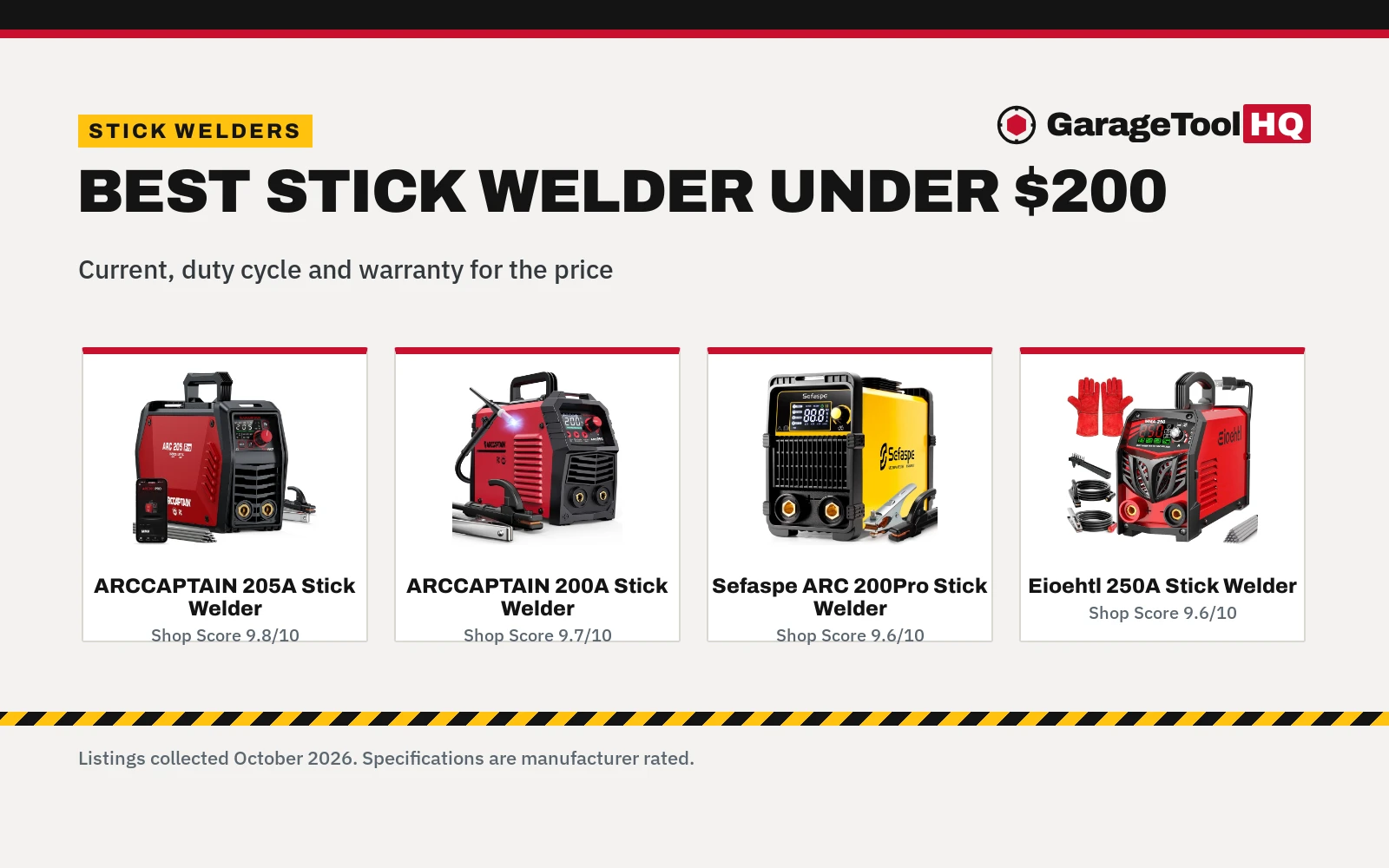 Best Stick Welder Under $200: 5 Picks for Home and Farm
