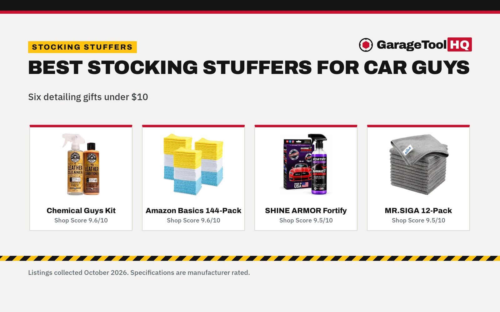 Best Stocking Stuffers for Car Guys Under $10 (2026)