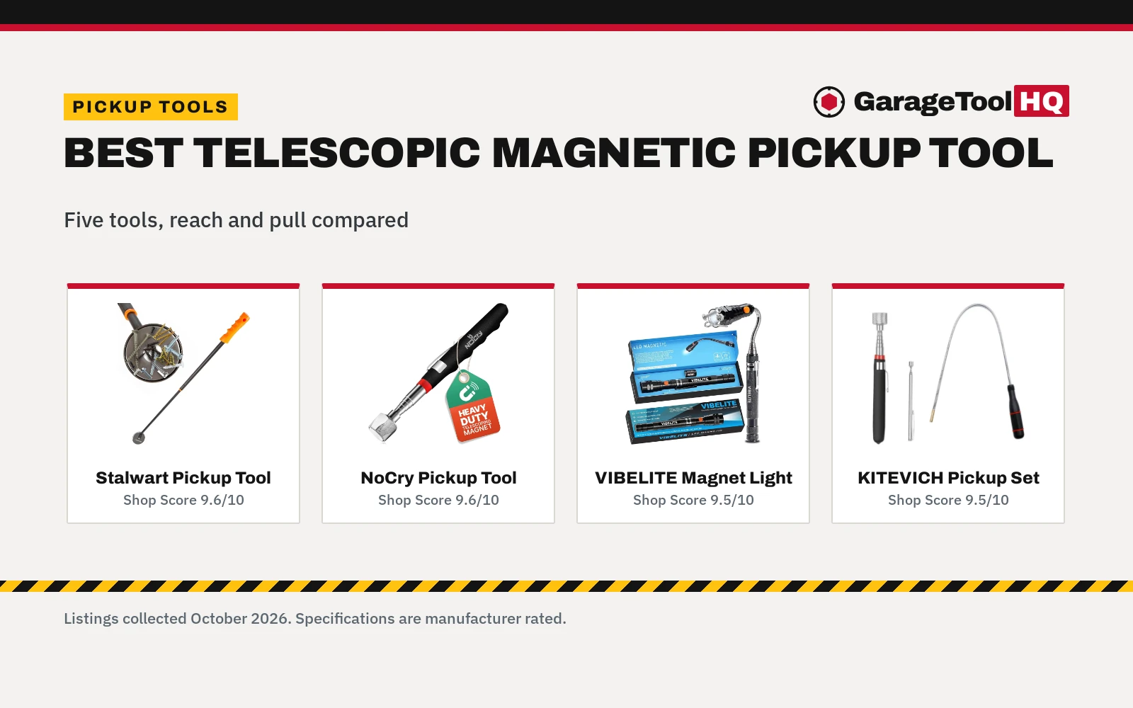 Best Telescopic Magnetic Pickup Tool (2026): 5 Tools Compared