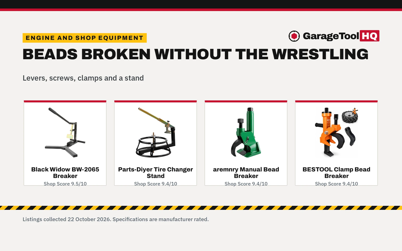 Best Tire Bead Breaker for Motorcycles (2026): 5 Picks