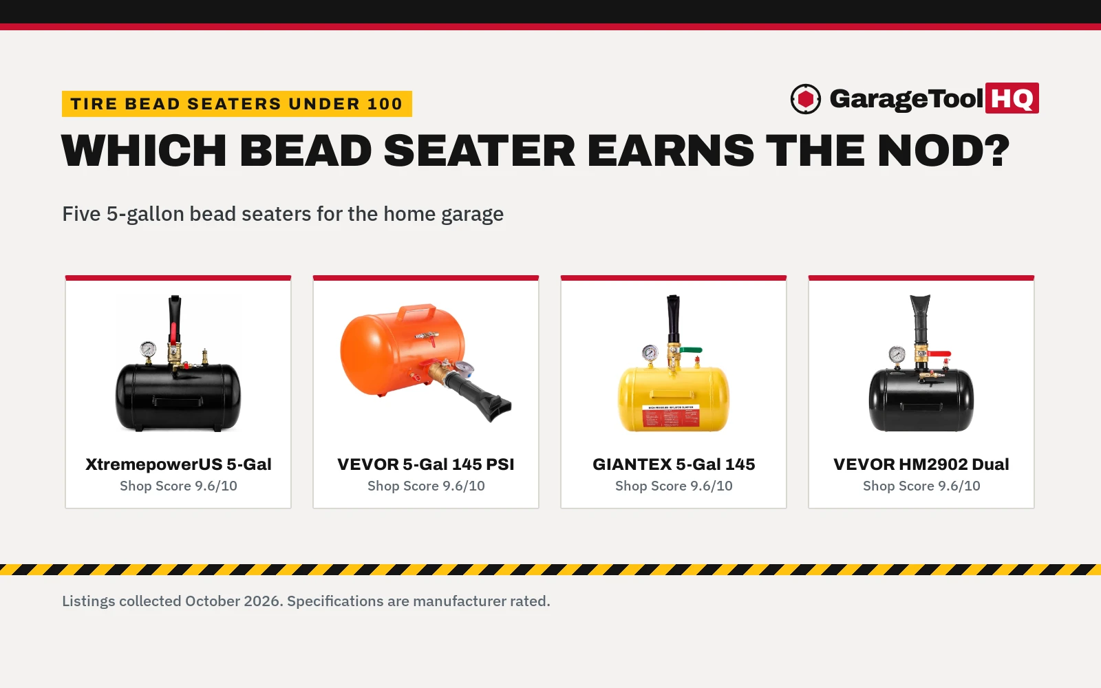 Best Tire Bead Seater Under 100 (2026): 5 Picks