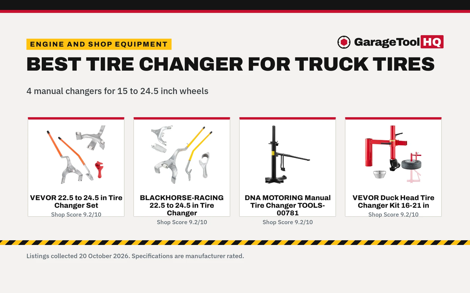 Best Tire Changer for Truck Tires (2026)