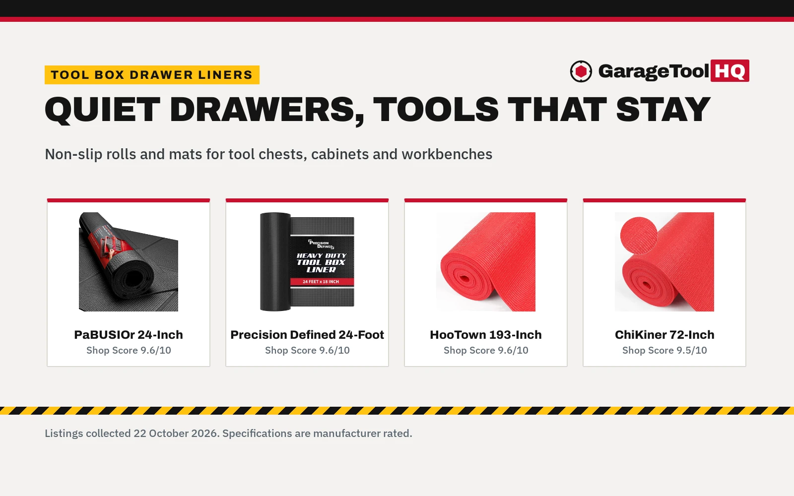 Best Tool Box Drawer Liner (2026)