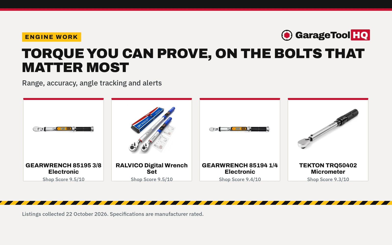 Best Torque Wrench for Cylinder Heads (2026): 4 Picks Compared